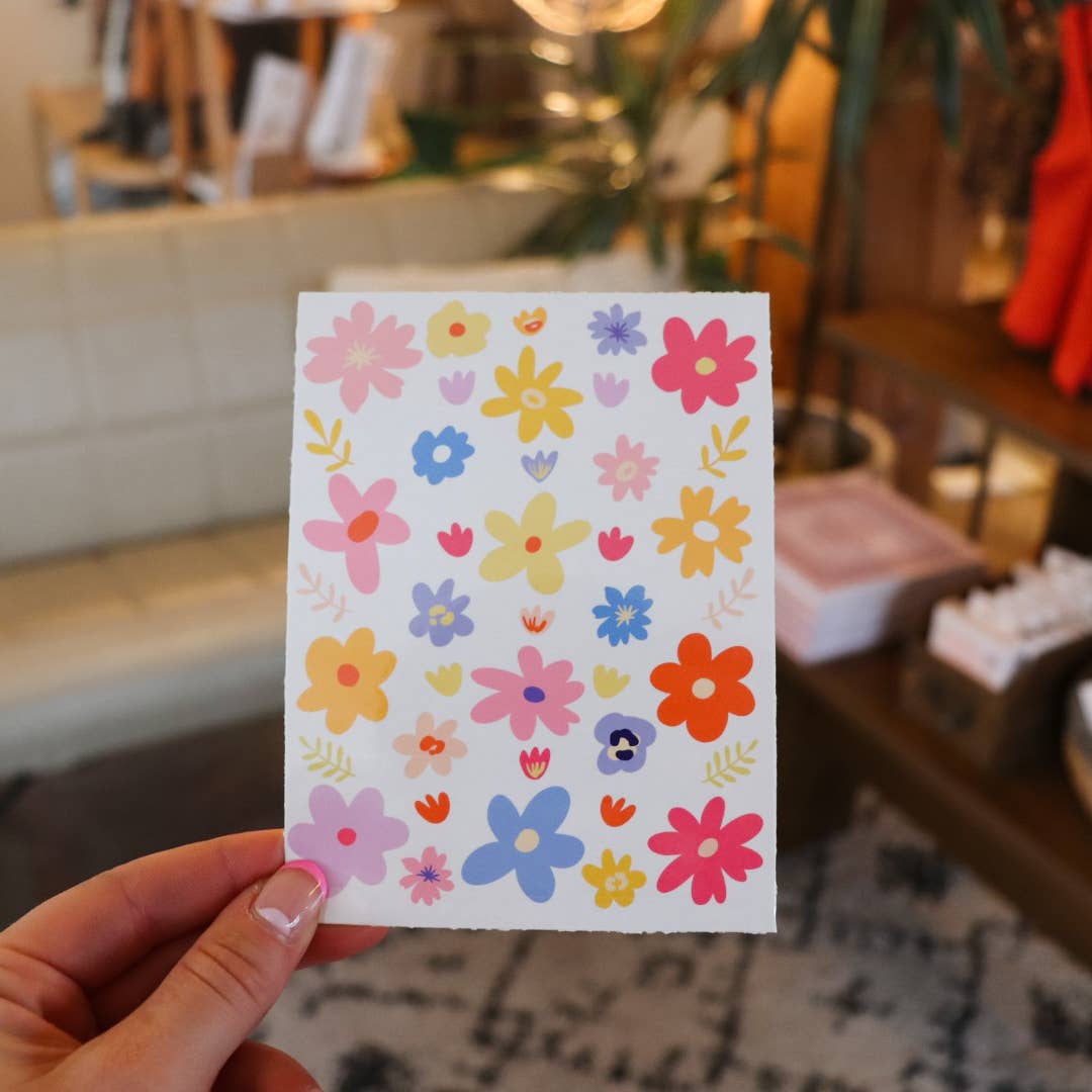 Les Fleurs Temporary Tattoo Sheet