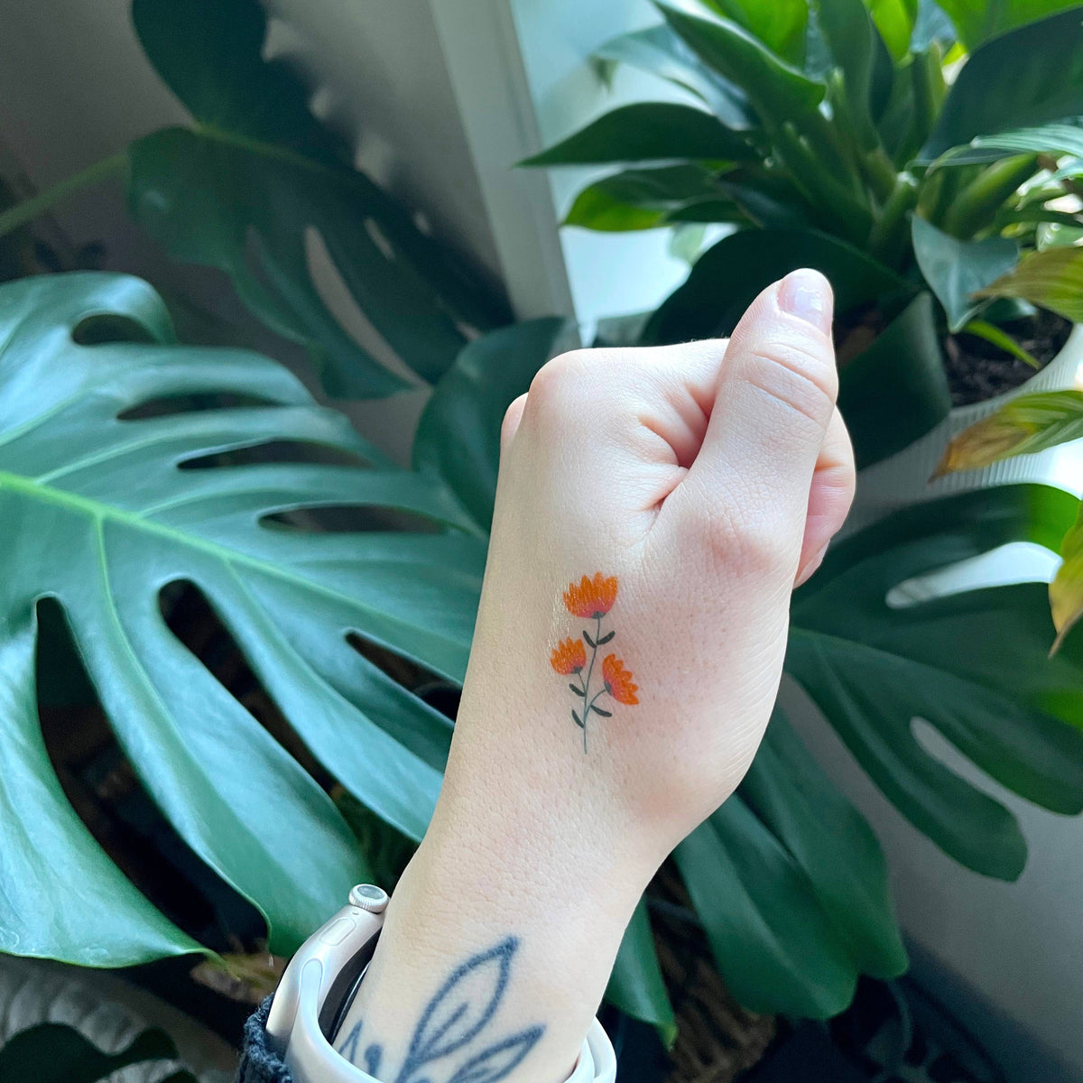 I Can Buy Myself Flowers Temporary Tattoo Sheet
