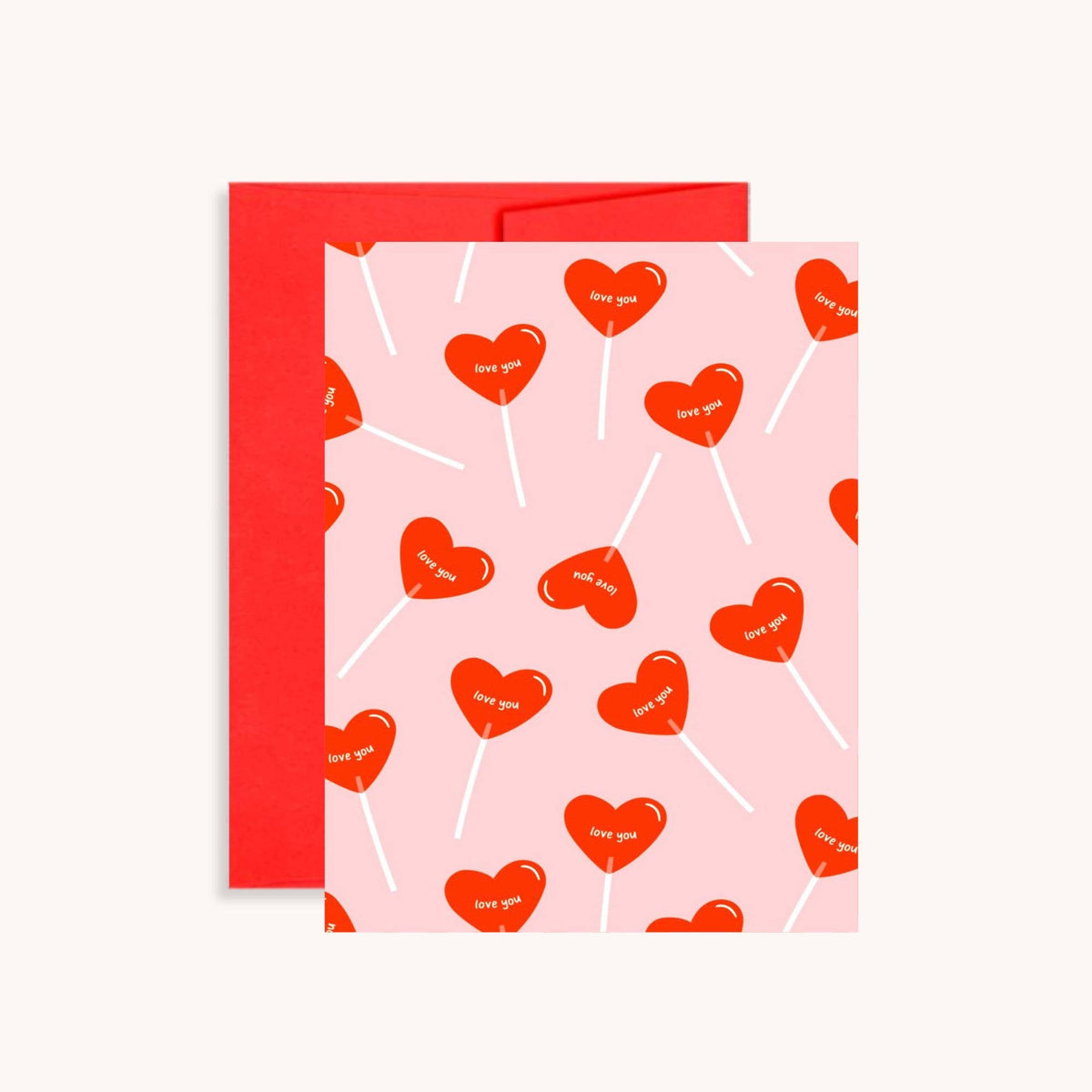 I love You - Candy Hearts - Valentine’s Day Card