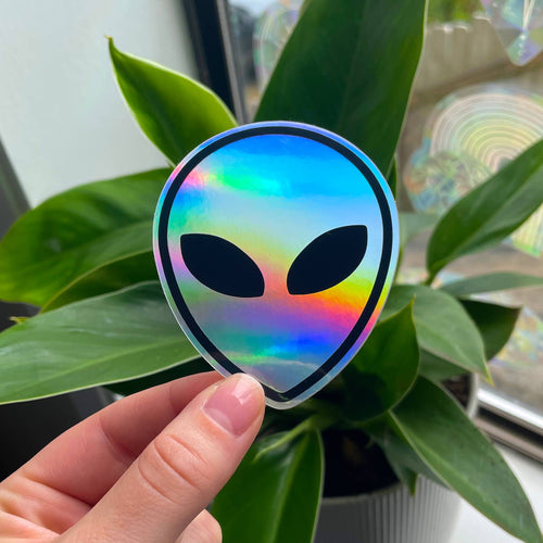 90’s Alien Sticker - Black