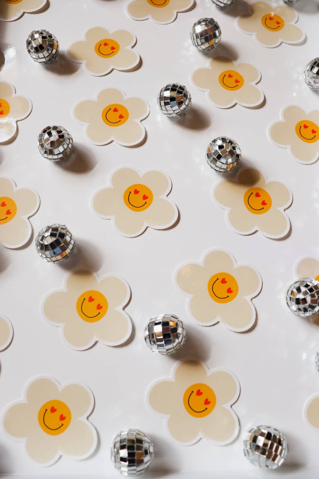 Smiley Daisy Sticker