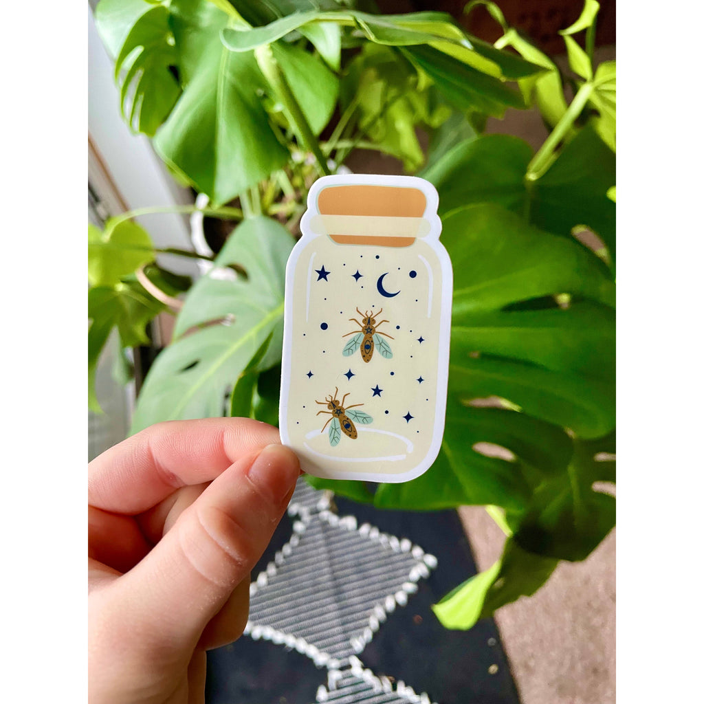 Magic Bug Potion Witchy Jar Vinyl Sticker