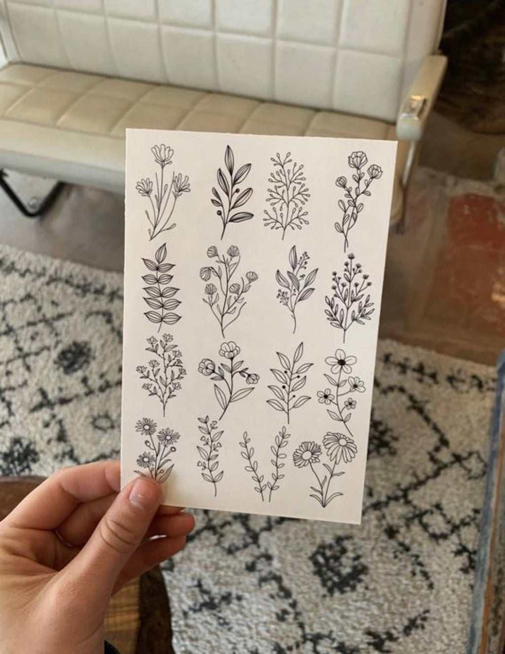 Botanical Temporary Tattoos
