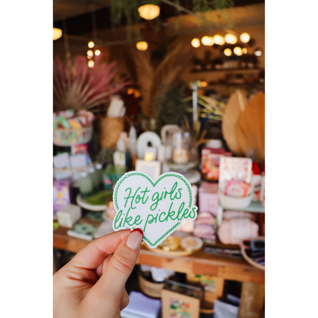 Hot Girls Like Pickles Sticker