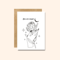 Magic Blank Greeting Card