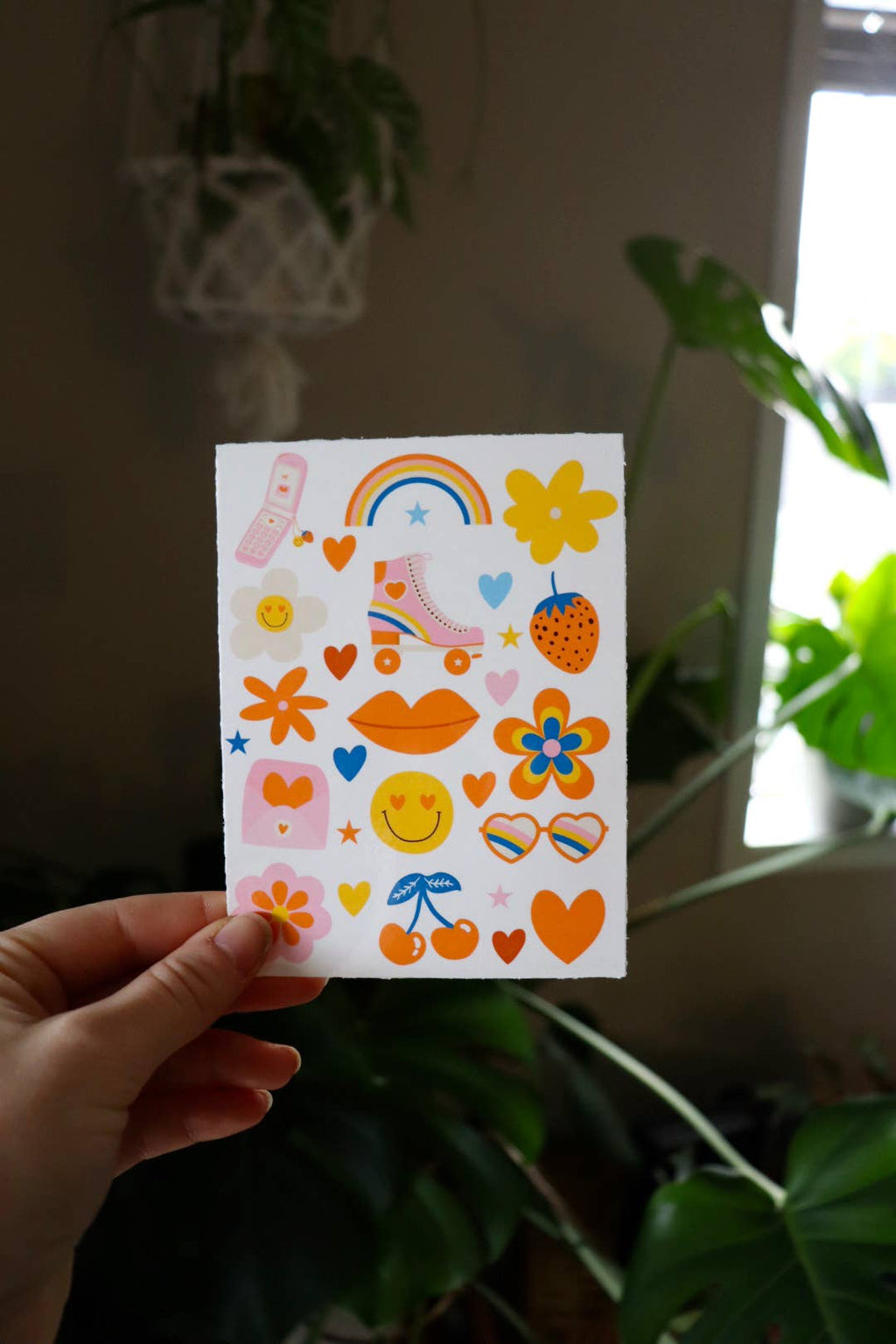 Cutesy Love Temporary Tattoo Sheet - Valentine’s Day