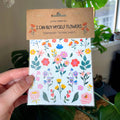 I Can Buy Myself Flowers Temporary Tattoo Sheet