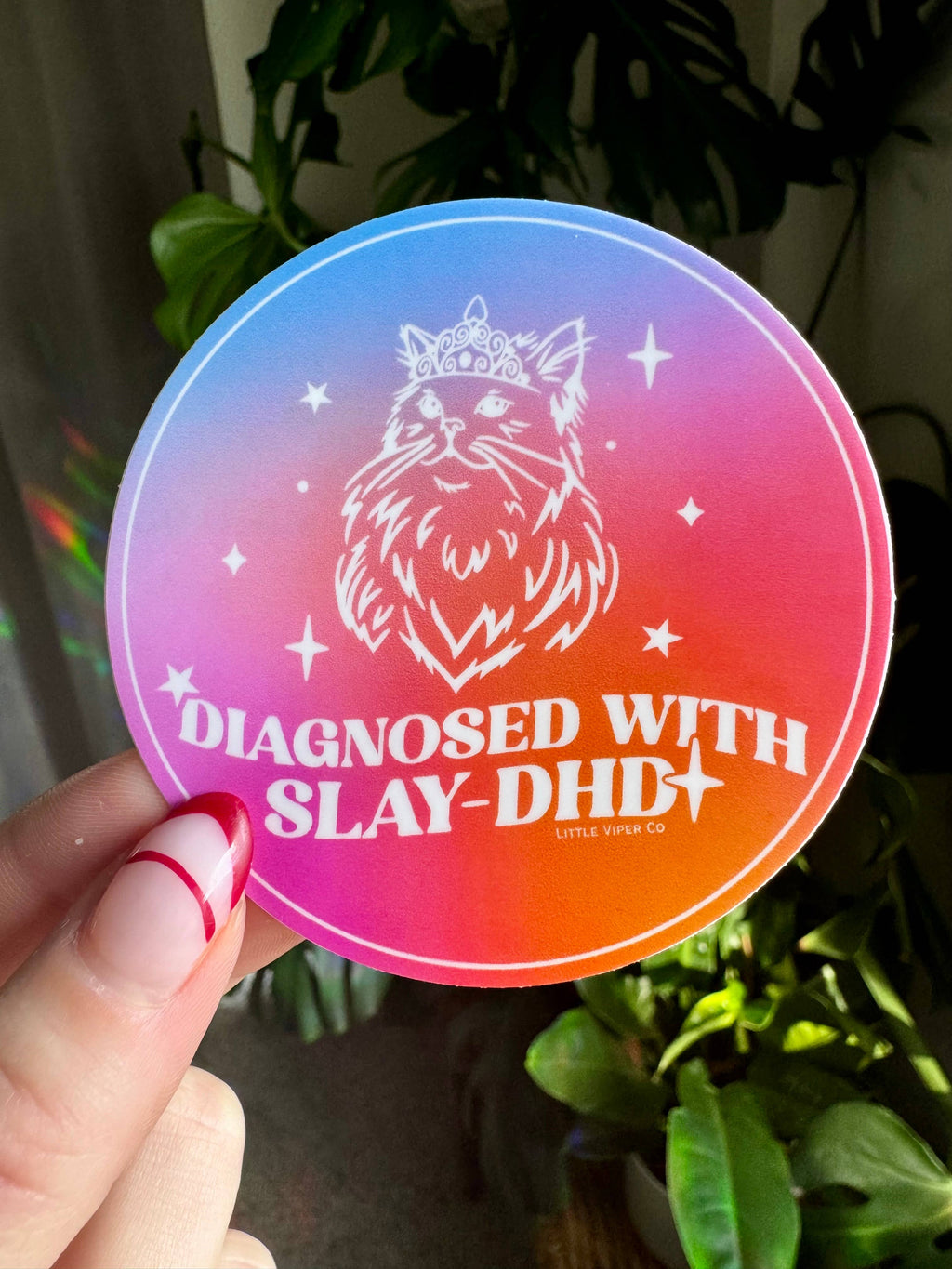 Diagnosed With Slay-dhd Sticker