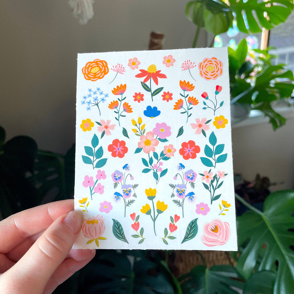 I Can Buy Myself Flowers Temporary Tattoo Sheet