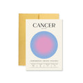 Cancer Zodiac Aura Greeting Card