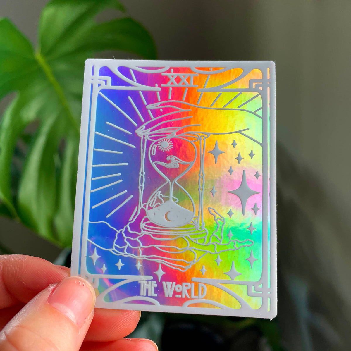 The World Tarot - Holographic Sticker