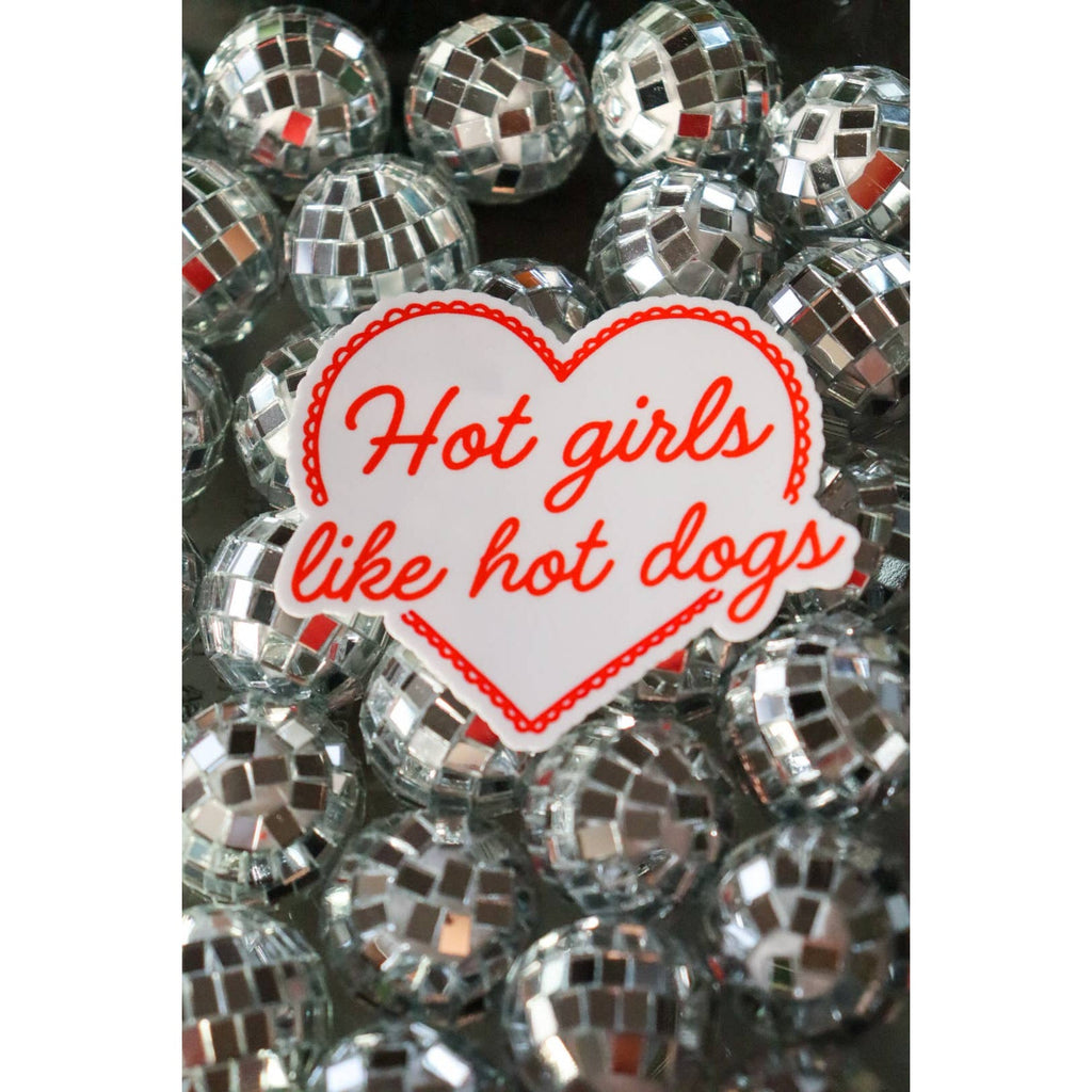 Hot Girls Like Hot Dogs Sticker